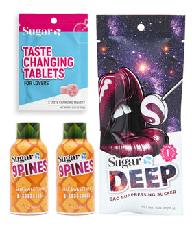 Pack SUGAR SPLASH avec comprimés de baies miracles et shots ananas