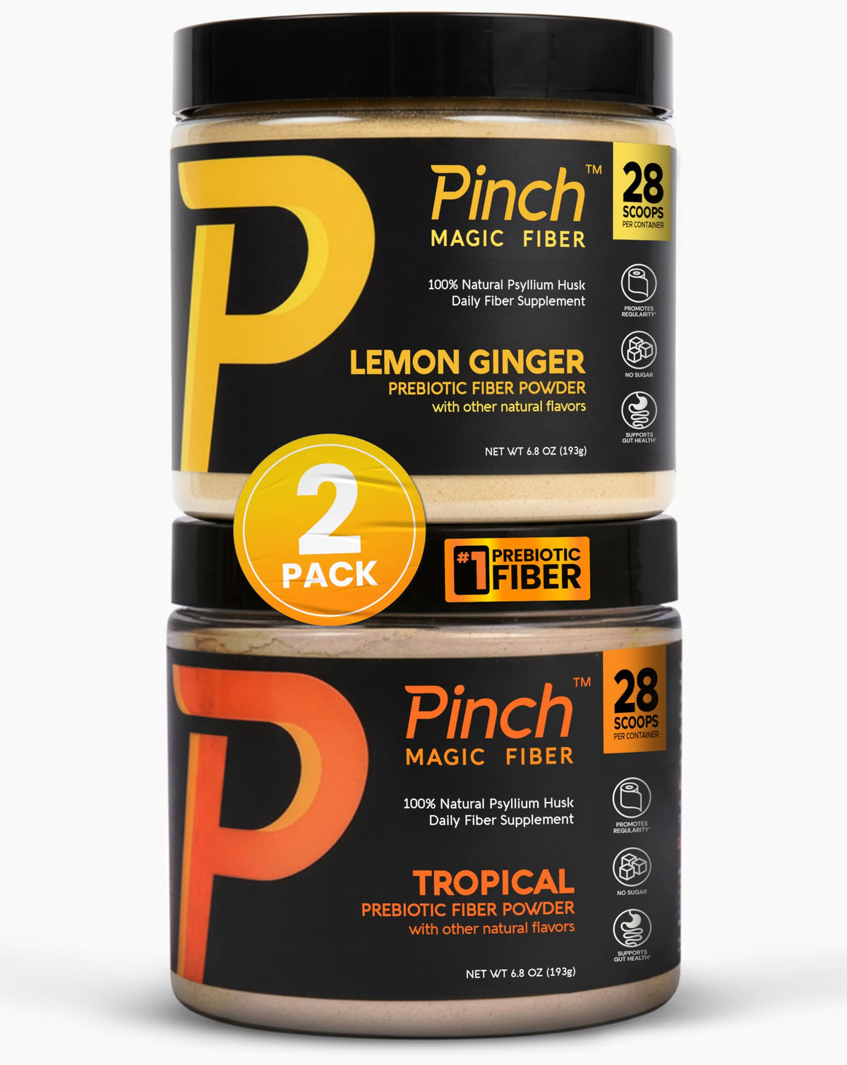Pack variété de fibres de psyllium Pinch 109g vue de face