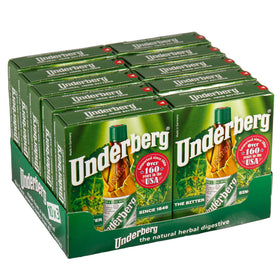 Pack voyage Underberg avec 10 bouteilles de bitters individuelles