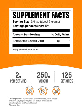 Packaging de BulkSupplements Poudre d'Acide Linoléique Conjugué