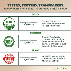 Packaging de la poudre de moringa bio EVARA