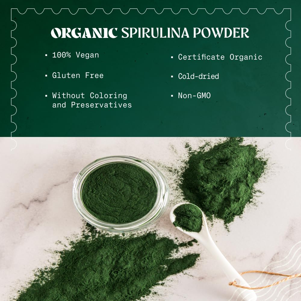 Packaging de la poudre de spiruline bio NaturaleBio