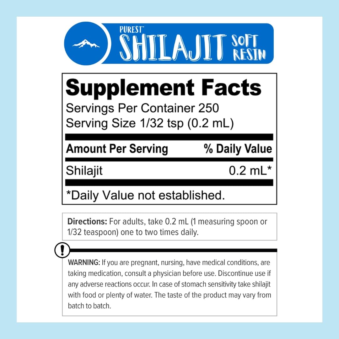 Packaging de Pure Himalayan Shilajit 15g