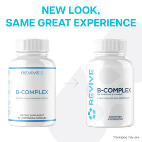 Packaging de Revive B-Complex sur fond blanc