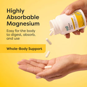 Packaging de SFI Health Magnésium Citrate, étiquette détaillée