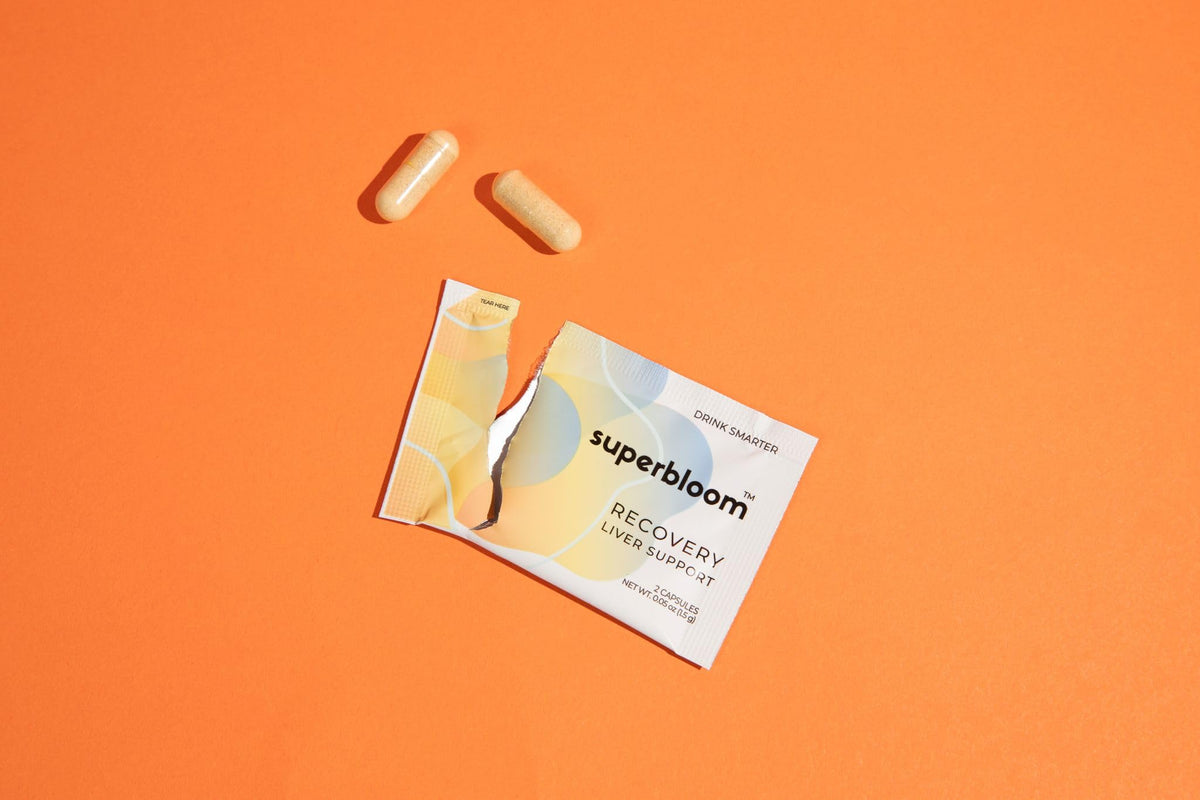 packaging de superbloom Complément Alimentaire soutenant le foie