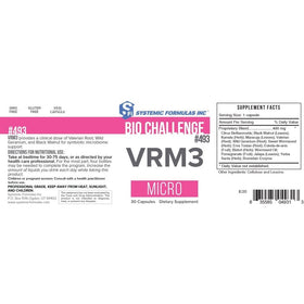 Packaging de Systemic Formulas VRM3 30 Capsules