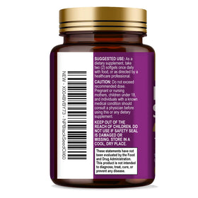 Packaging des gélules d'huile de graines noires Nature's Peak