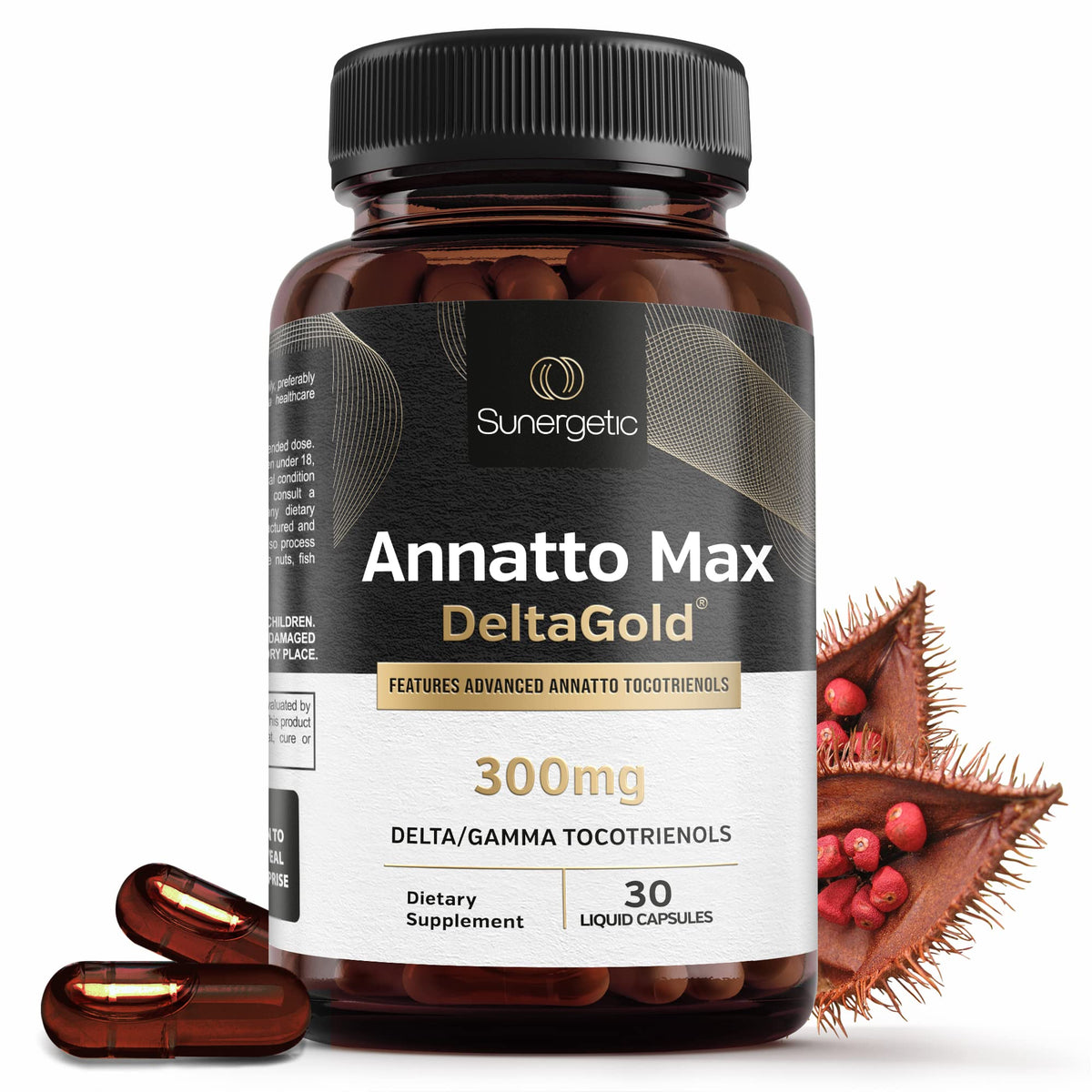 Packaging du complément Annatto Tocotrienol 300 mg Sunergetic