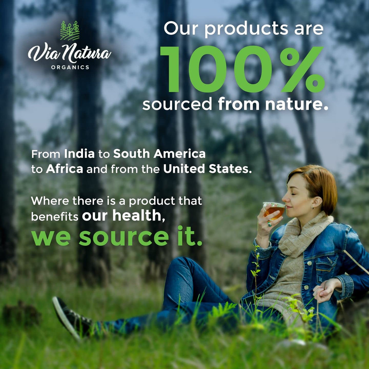 Packaging durable des capsules de curcuma bio Via Natura Organics
