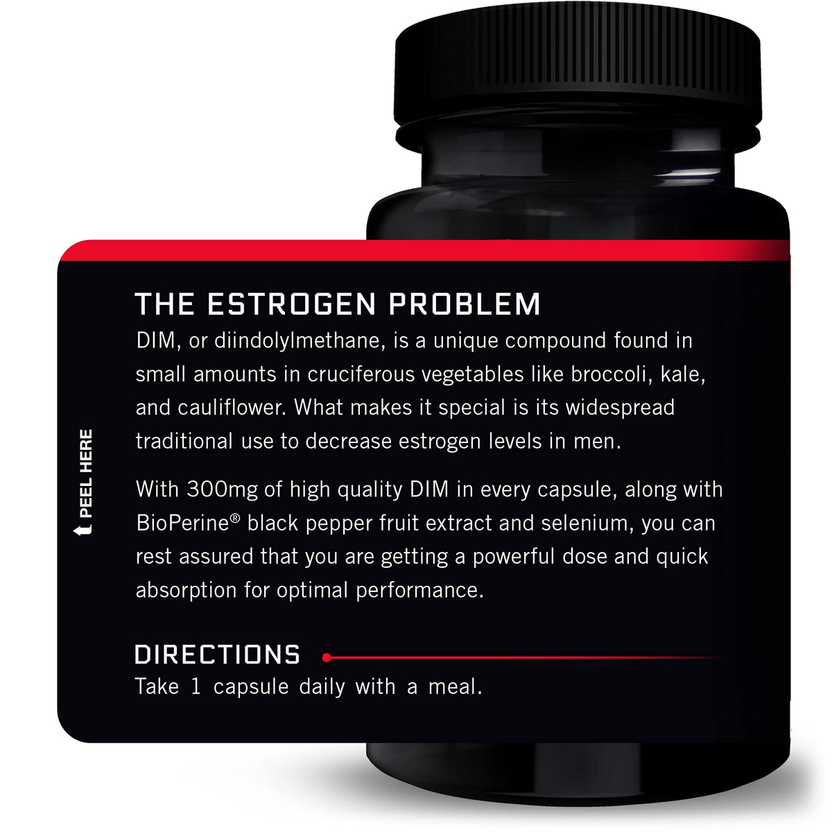 Packaging of Force Factor DIM 300mg capsules