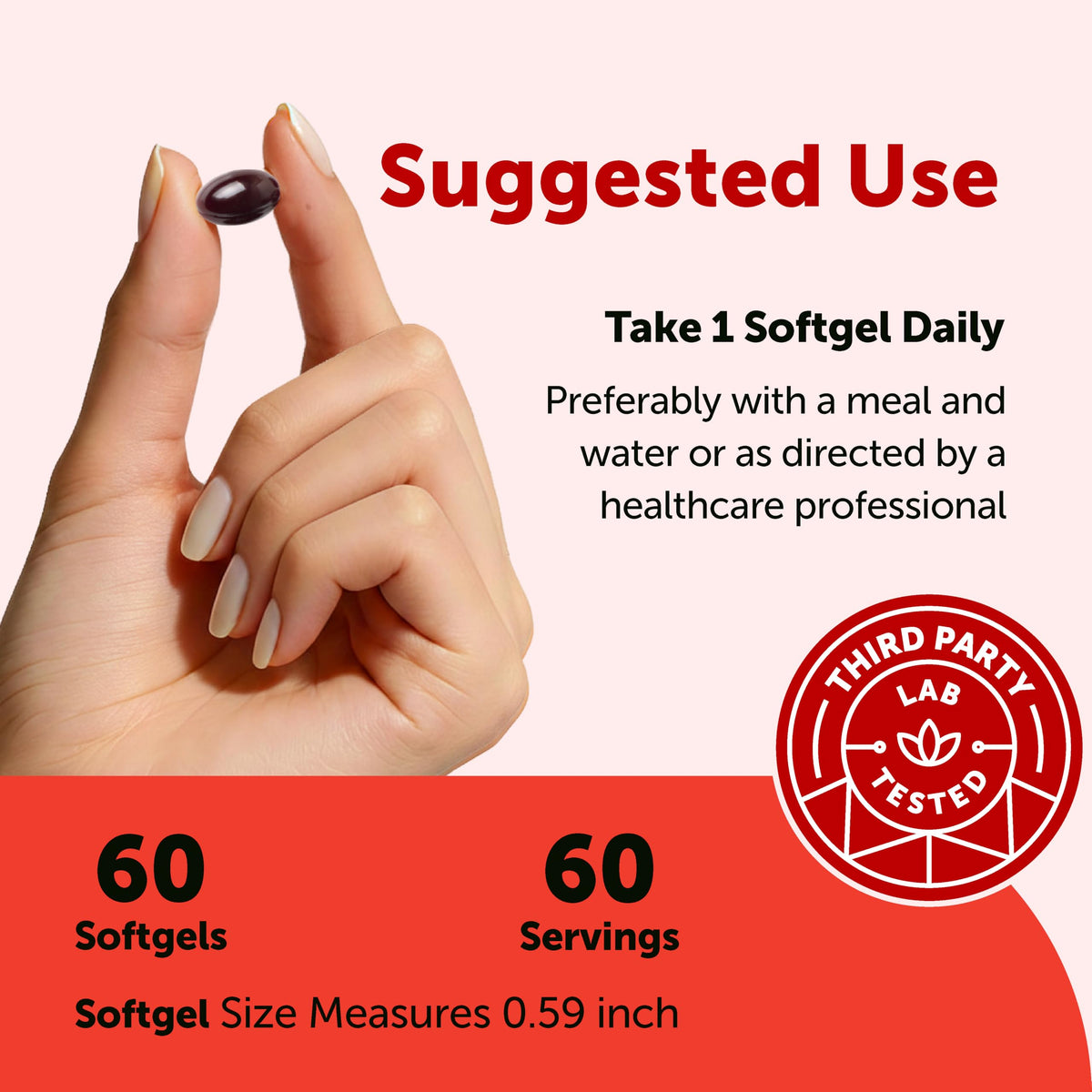 Packaging of Micro Ingredients Astaxanthin softgels