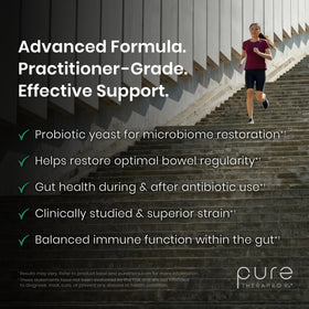 Packaging of Pure Therapro Rx Saccharomyces 10B Probiotic
