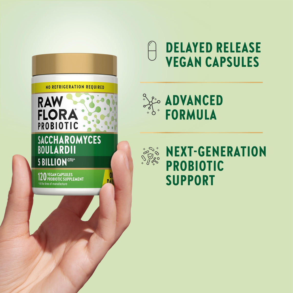 Packaging of Raw Flora Probiotiques Saccharomyces Boulardii 250 mg