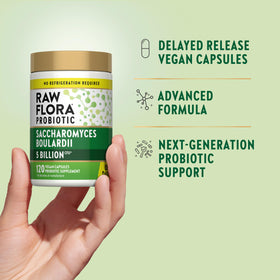 Packaging of Raw Flora Probiotiques Saccharomyces Boulardii 250 mg
