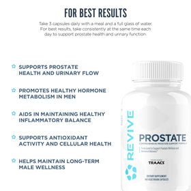 Packaging Revive Prostate avec capsules à côté
