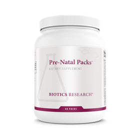 Packs Prénatals BIOTICS RESEARCH 60 unités vue de face