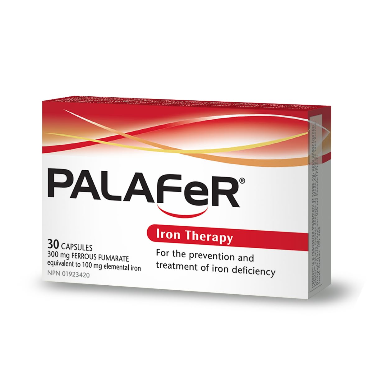 Palafer complément alimentaire fer 100 mg avec des boissons