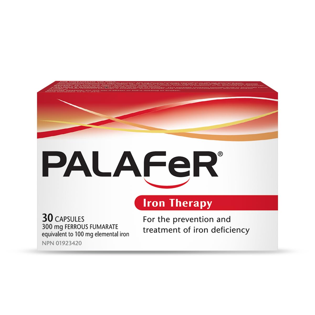 Palafer complément alimentaire fer 100 mg boîte de 30 capsules