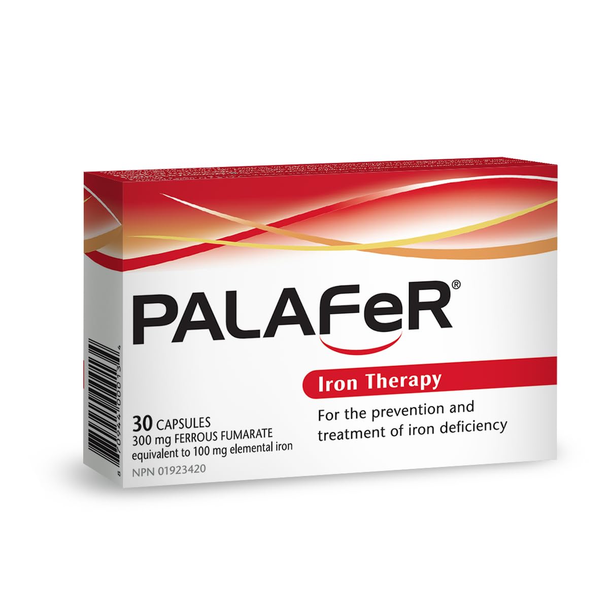 Palafer complément alimentaire fer 100 mg étiquette détaillée