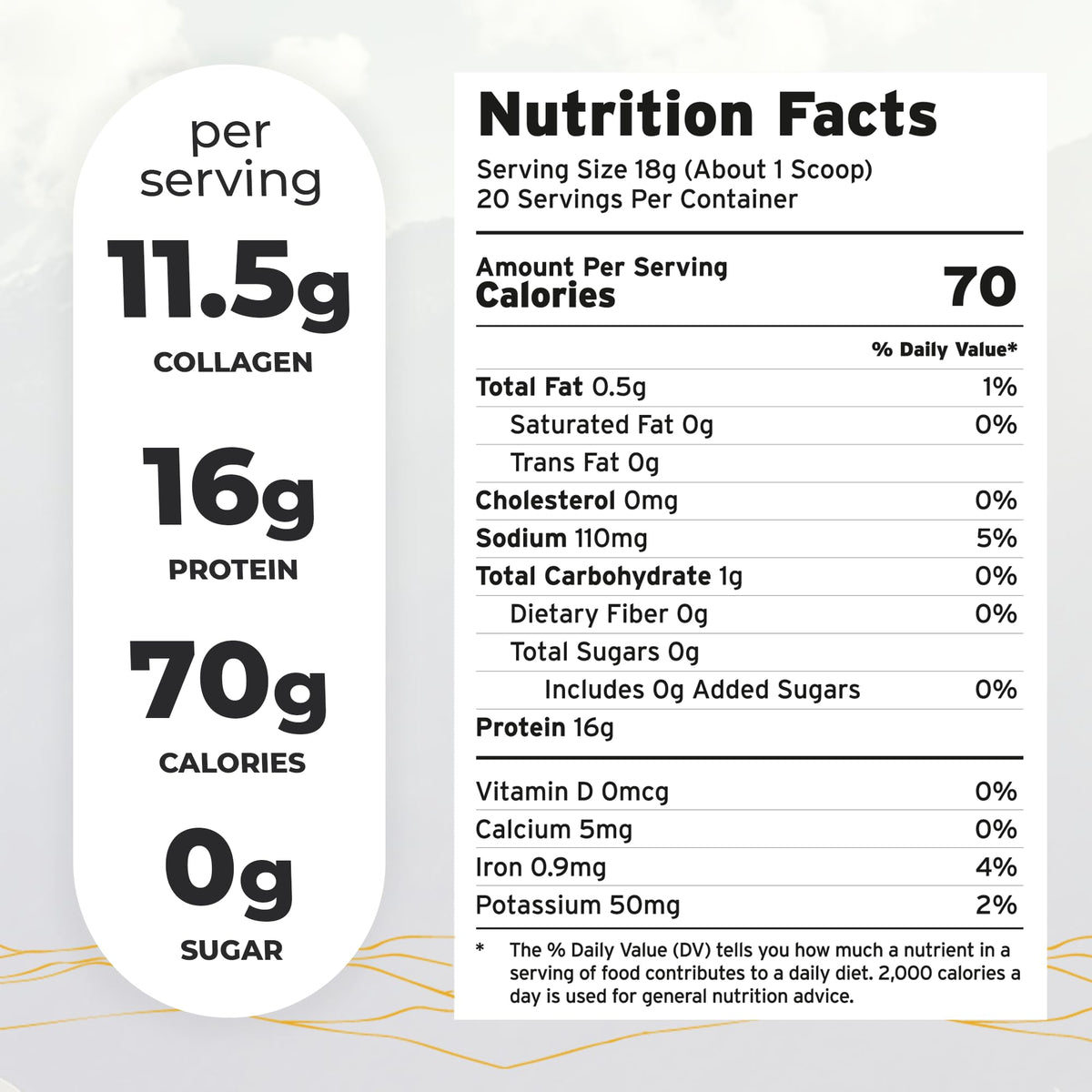 Paleo Pro Poudre de Collagène de Bouillon d'Os au Curcuma 472g en utilisation dans un smoothie