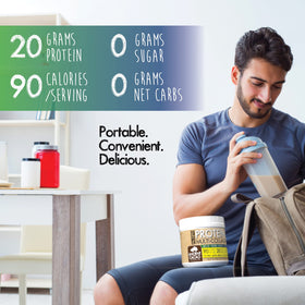 Paleo Pro Protein+ Multi-Collagen Vanille Aztec 358g avec shaker