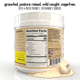 Paleo Pro Protein+ Multi-Collagen Vanille Aztec 358g côté