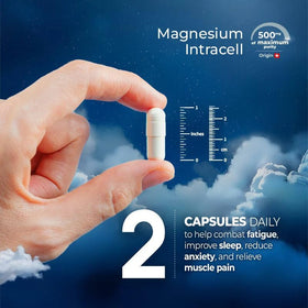 Paleolf Magnésium INTRACELL 500 mg - 60 Capsules sur une table