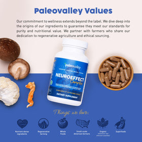 Paleovalley Complément Alimentaire Champignons 8 Variétés avec d'autres produits