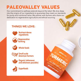 Paleovalley Complexe Bio de Curcuma, composition détaillée