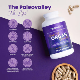 Paleovalley Complexe Organique ouvert montrant la texture des capsules