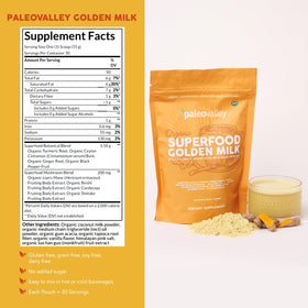 Paleovalley Golden Milk Superfood 440g vue de côté