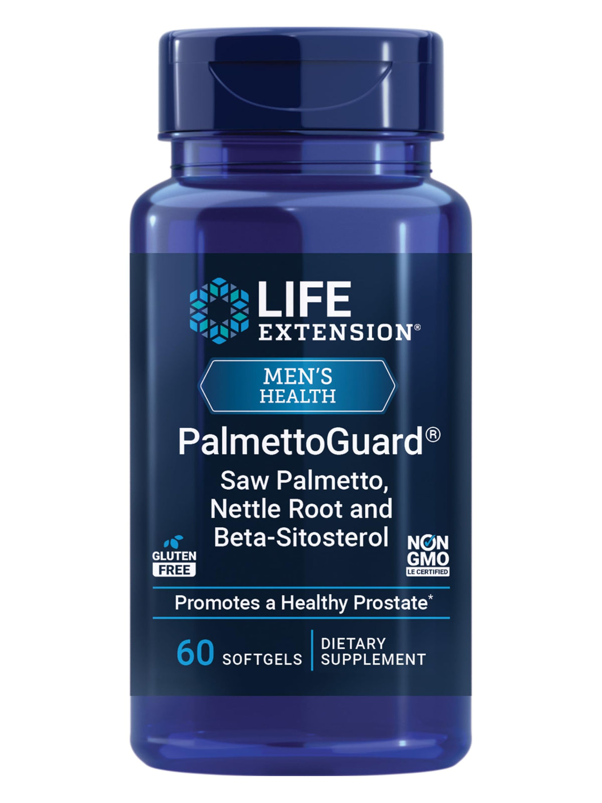 PalmettoGuard® de Life Extension, flacon de 60 gélules de saw palmetto