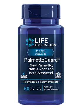 PalmettoGuard® de Life Extension, flacon de 60 gélules de saw palmetto