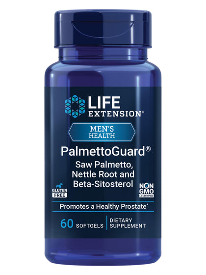 PalmettoGuard® de Life Extension, flacon de 60 gélules de saw palmetto