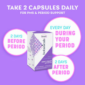 Pamprin Complément Alimentaire Soutien PMS - capsules visibles