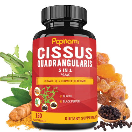 Papnami Cissus Quadrangularis 150 capsules vue avant