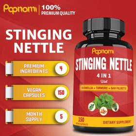 Papnami Extrait de Nettle gélules sur fond blanc