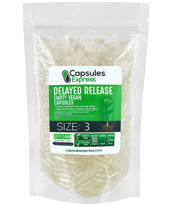 Paquet de 1000 capsules vides végétales taille 3 XPRS Nutra