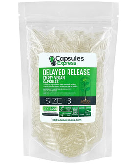 Paquet de 1000 capsules vides végétales taille 3 XPRS Nutra