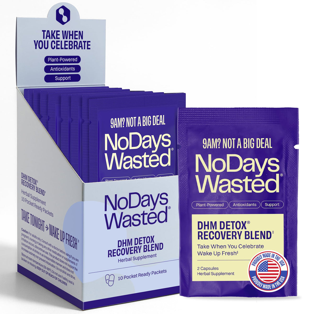 Paquet de 20 capsules Dihydromyricétine No Days Wasted