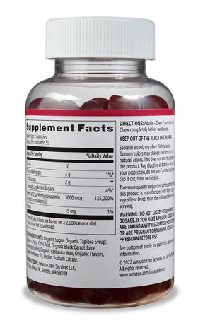 Paquet de 200 gummies B12 3000 mcg Basics