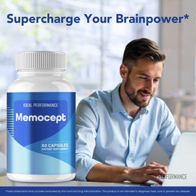Paquet de 5 capsules Memocept IDEAL PERFORMANCE
