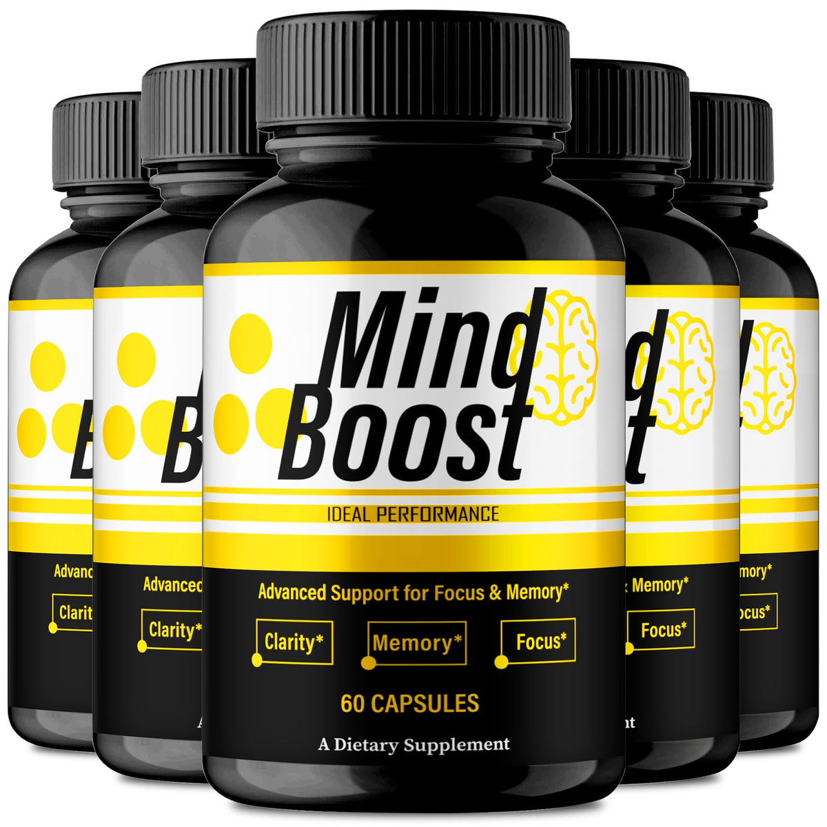 Paquet de 5 capsules Mind support d'IDEAL PERFORMANCE