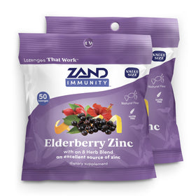Paquet de 50 Lozenges ZAND à la Sureau et Zinc, vue de face