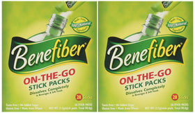 Paquet de 56 sticks Benefiber de NOVARTIS vue de face