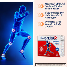 Paquet de 90 sachets de Glucosamine Sulfate INVIGOFLEX
