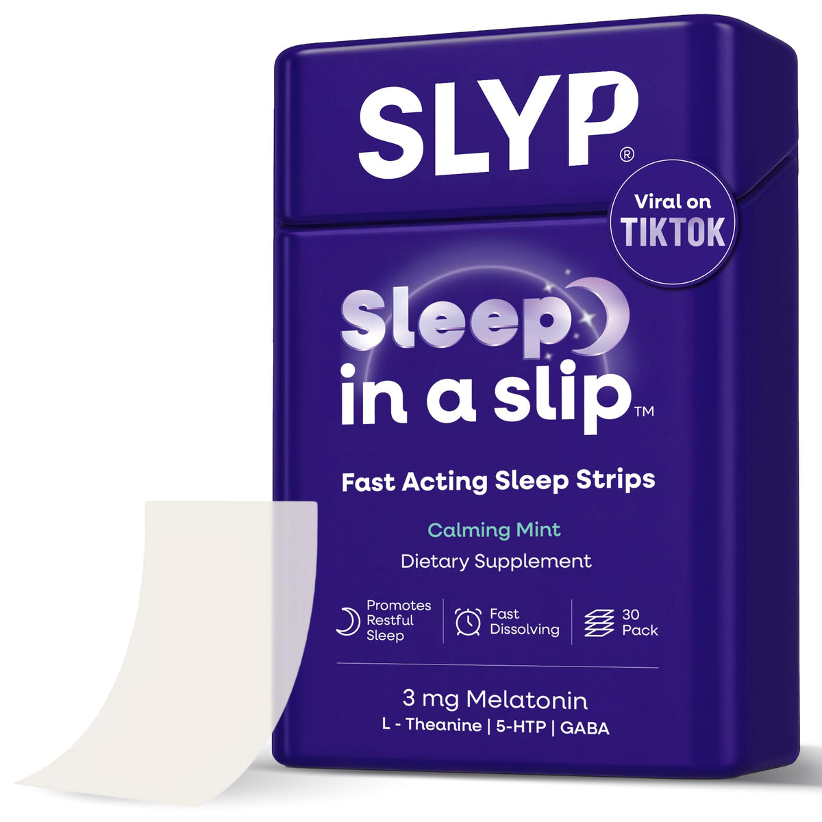 Paquet de bandelettes orales Slyp Menthol 30 unités