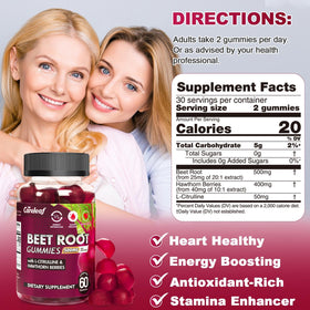 Paquet de bonbons à la betterave careleaf 60 pièces