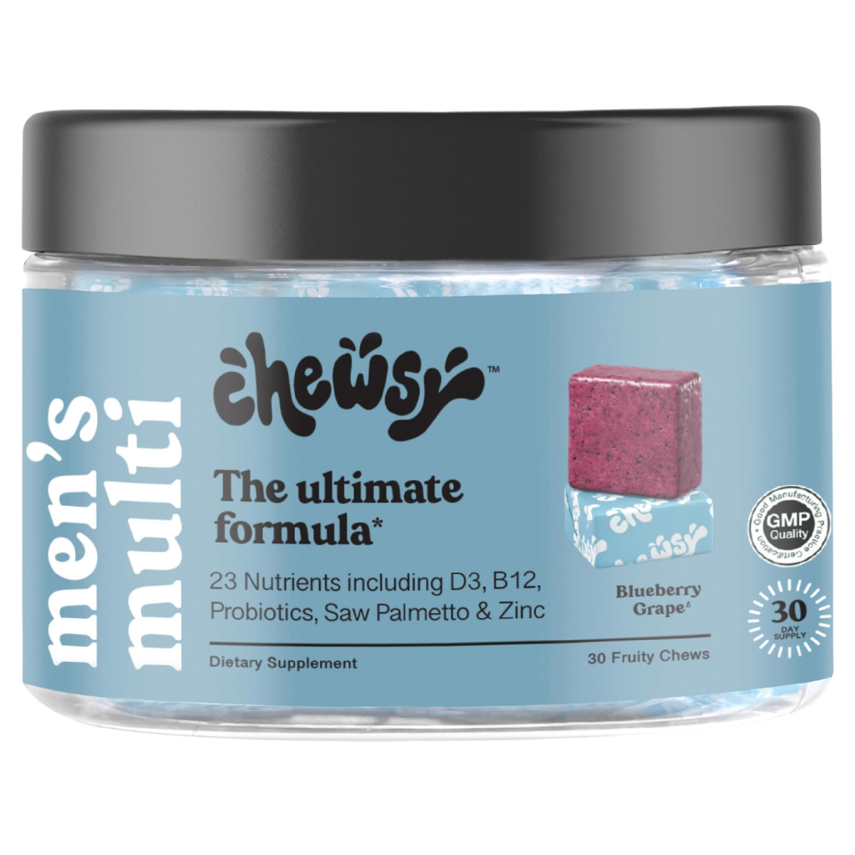 Paquet de chews Chewsy pour hommes, 30 jours d'approvisionnement
